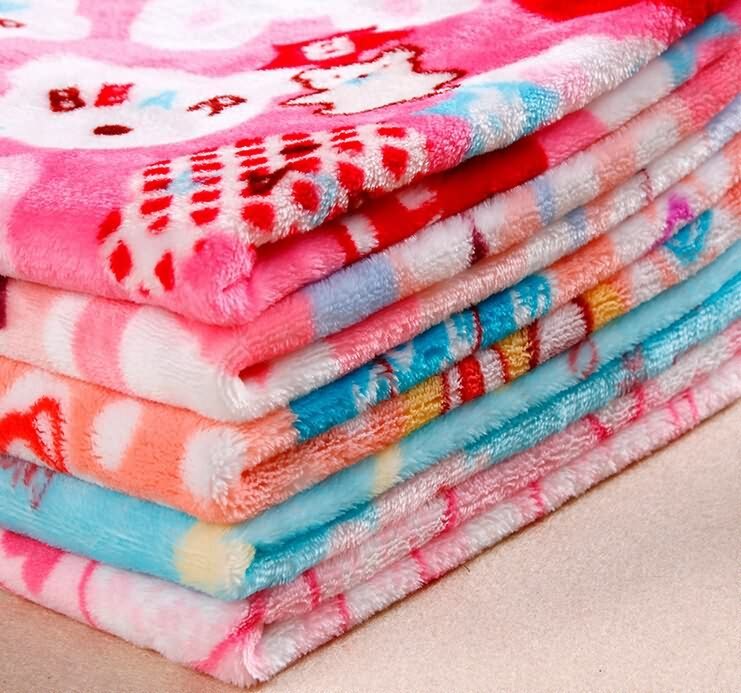 Flannel fleece fabric